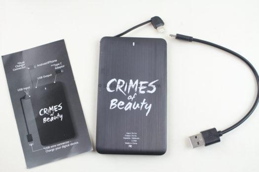 Crimes of Beauty Wristlet (+ Portable Charger)
