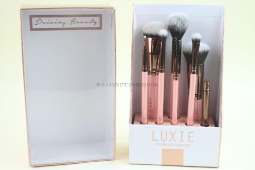 Luxie Rose Gold Complete Face Brush Set