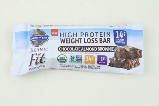 Garden of Life High Protein Weight Loss Bar - Chocolate Almond Brown