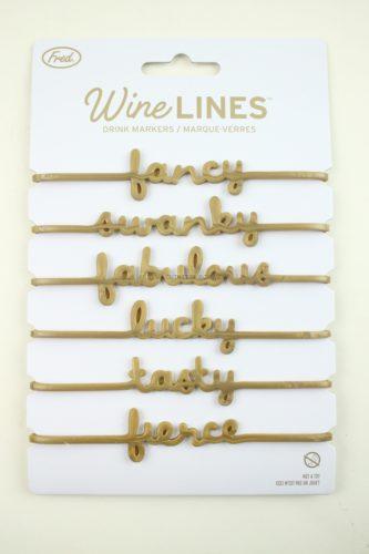 Wine Lines Sassy Drink Markers 