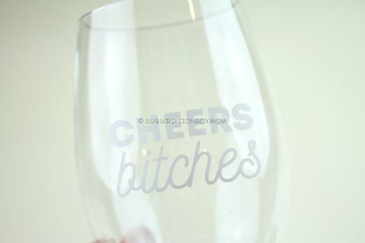 Cheers Bitc#%$ Shatterproof Wine Glass