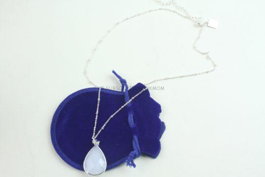 Yamel Silver-plated Opaline Necklace