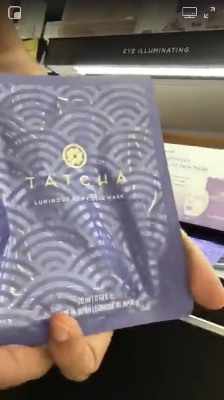 TATCHA Luminous Dewy Skin Sheet Mask