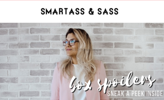 Smartass & Sass January 2019 Spoilers