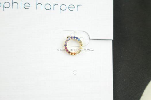 Sophie Harper Mini Open Circle Rainbow Studs