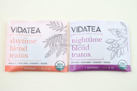 Yoga Lifestyle Vida Tea Samples