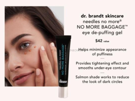 dr. brandt skincare needles no more NO MORE BAGGAGE  eye de-puffing gel
