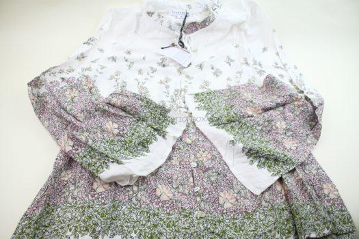 Delicate Ivory Floral Blouse