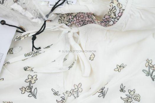 Delicate Ivory Floral Blouse