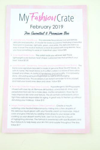 My Fashion Crate February 2019 Review