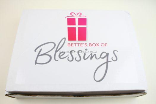 Bette's Box of Blessings February 2019 Review