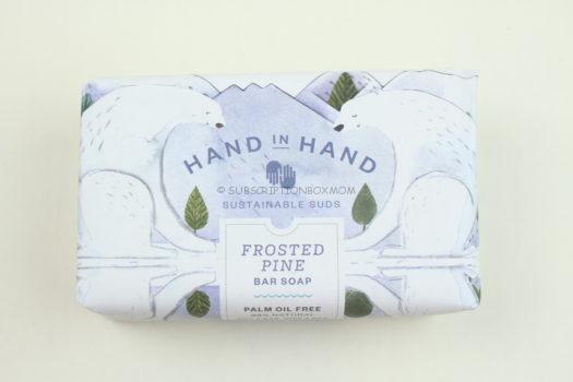 Hand In Hand Frosted Pine Bar Soap 