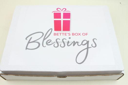 Bette's Box of Blessings March 2019 Review