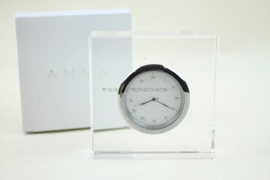 Anna New York Vola Lucite Clock