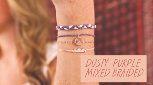 Dusty Purple Mixed Braided