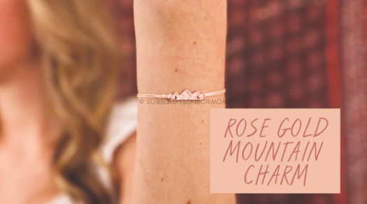 Rose Gold Mountain Charm