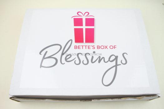 Bette's Box of Blessings April 2019 Review