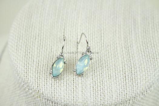 Aqua Stone Earrings