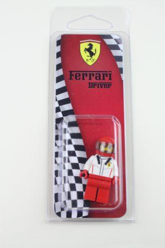 Ferrari Driver - 100% LEGO Minifigure