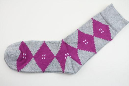 Pink and Grey Socks