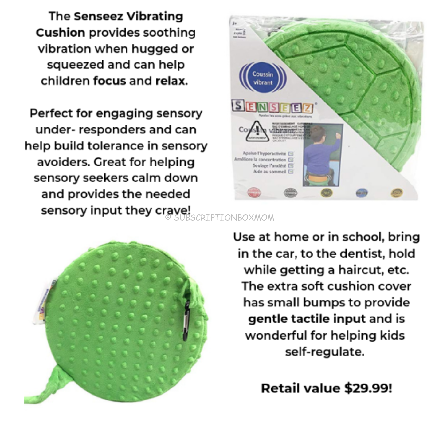 Senseez Vibrating Cushion