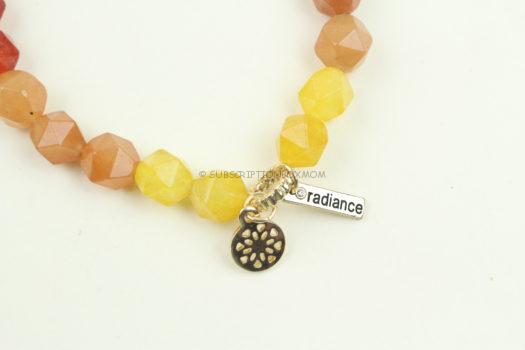 BuddhiBox Faceted Dyed Jade Lower Chakras Radiance Bracelet