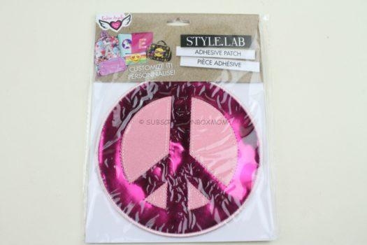 Peach Sign Adhesive Patch
