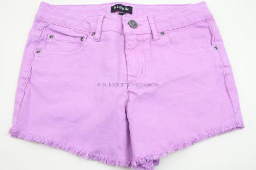 Colored Cut Off Short - Violet