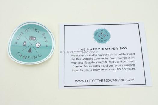 Out of the Box Camping "Happy Camper" Review