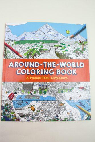 Around-the-World Coloring Book Paperback by Sterling Children's