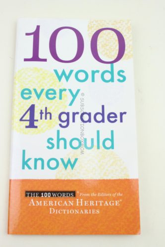 100 Words Every Fourth Grader Should Know by Editors of the American Heritage Dictionaries