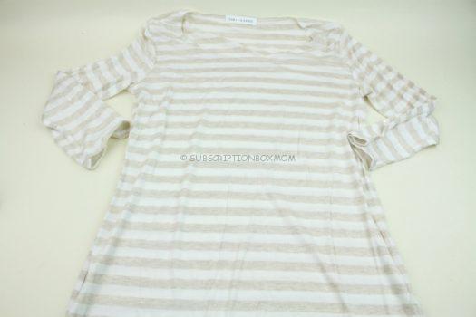 Sweet Ivory Striped Top