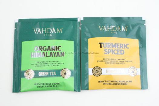 Vahdam Tea Samples