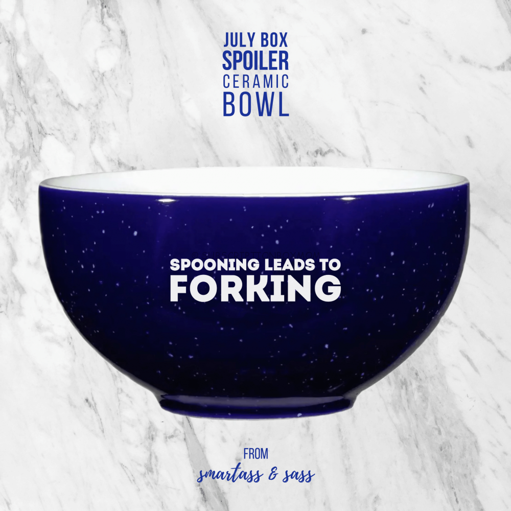 Spooning Leads to Forking Campfire Ceramic Bowl