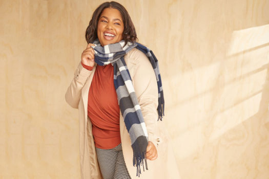 Plush Ultra Soft Plaid Scarf