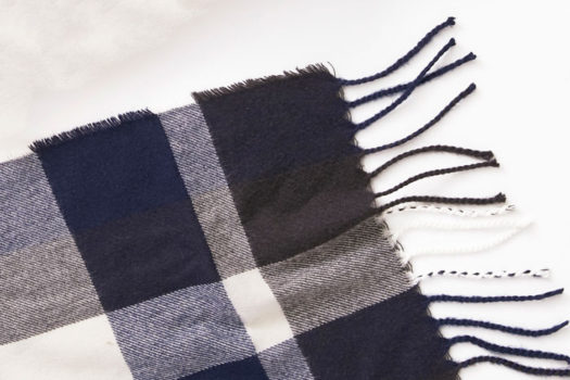 Plush Ultra Soft Plaid Scarf