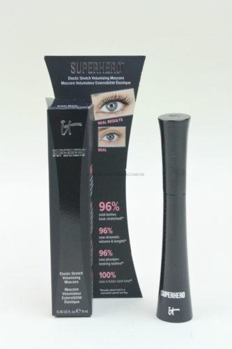 IT Cosmetics Superhero Elastic Stretch Volumizing Mascara in Super Black