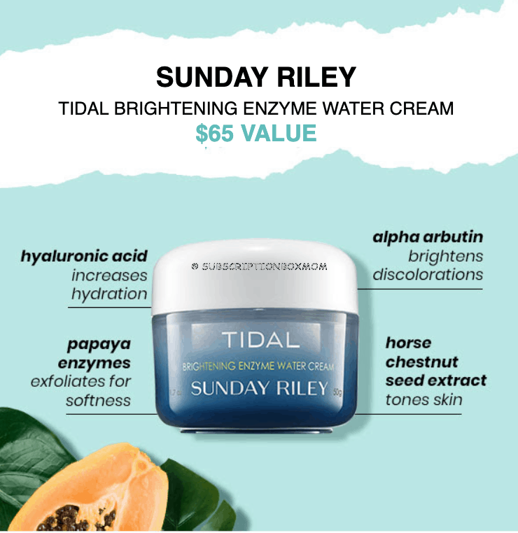 Sunday Riley Tidal Brightening Enzyme Water Cream