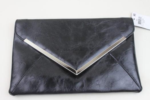 Macy's INC International Concepts Black Envelope Crossbody Clutch