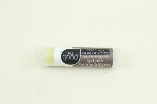 All Good Certified Organic Coconut Lip Balm