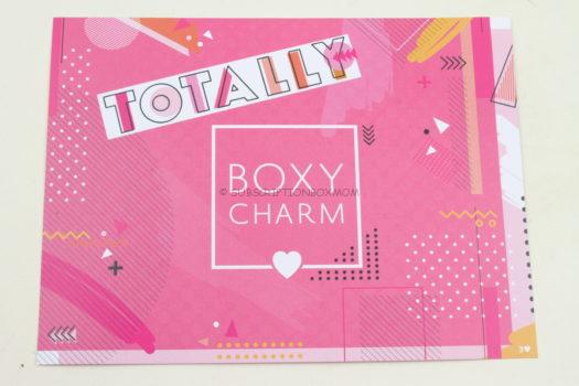 Boxycharm August 2019 Review