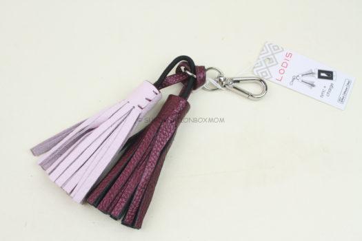 Lodis Sara Tassel Key Fob with Charging Cable