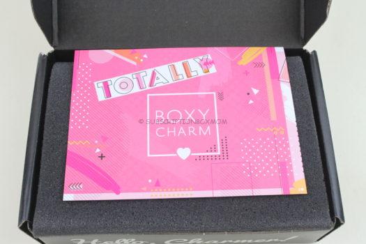 August 2019 Boxycharm Review 