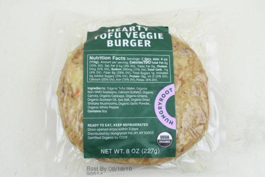 Hearty Tofu Veggie Burger