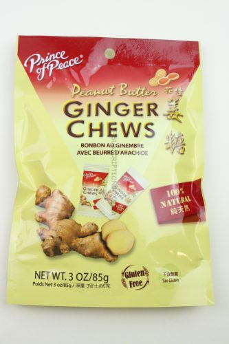 Prince of Peace Ginger Chews - Peanut Butter