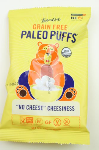 Paleo Puffs "No Cheese" Cheesiness