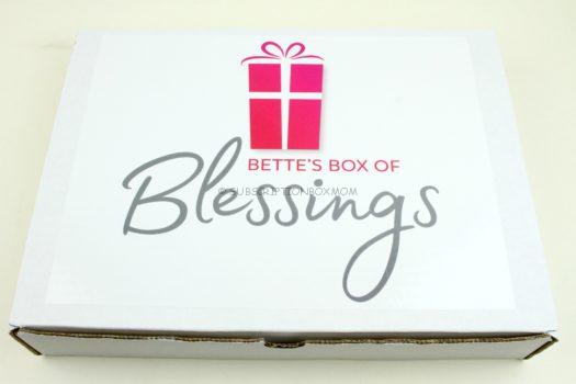 Bette's Box of Blessings August 2019 Review