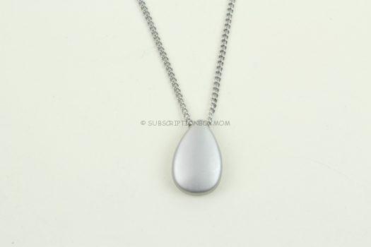 Tear Drop Silver Necklace