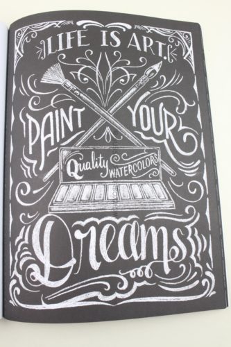 Creative Haven Chalkboard Art Coloring Book