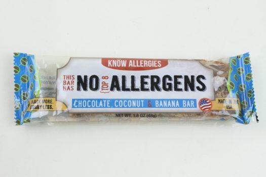 Know Allergies Chocolate, Coconut, & Banana Bar